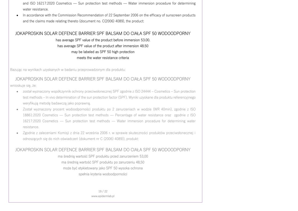 26_229_ISO_SPF_WR JOKAPROSKIN SOLAR DEFENCE BARRIER SPF BALSAM DO CIAŁA SPF 50 WODOODPORNY_NOVA-p19