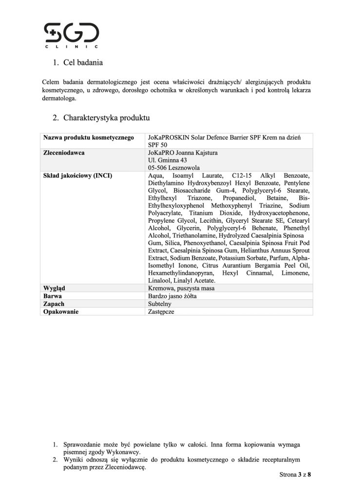 P-238-2026 JoKaPROSKIN Solar Defence Barrier SPF Krem na dzień SPF 50-p3